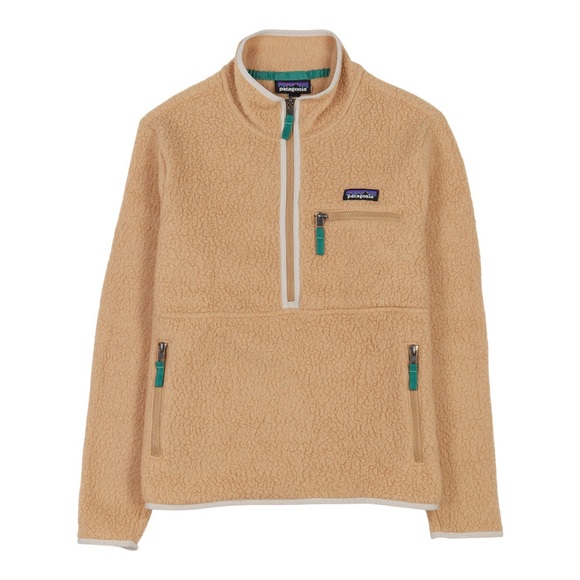 Women's Retro Pile Marsupial Quarter Zip - Picture 2 of 6